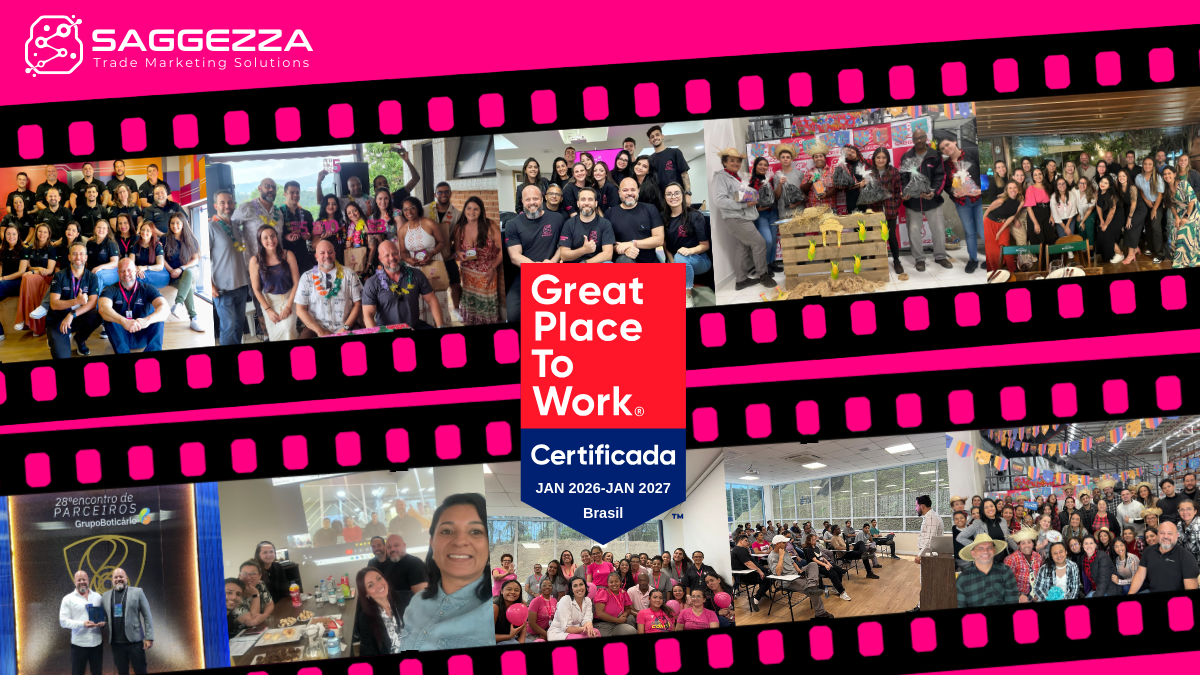 A Saggezza Trade Marketing Solutions tem orgulho de anunciar a conquista da Certificação Great Place to Work 2026