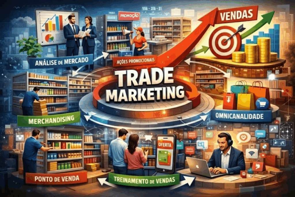 O trade marketing gera conversão para os pontos de vendas.
